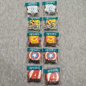 Apsara Erasers - Marvel & Disney Pack Of 10