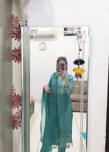 Beautiful Teal Kurta Set