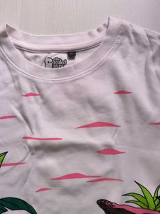 Tropical Print Crop Top