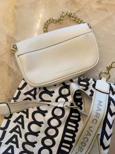 Chic Cream Chain Shoulder Bag