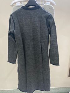 Men's Gray Henley Kurta