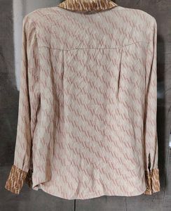 Worthington Women's Geometric Print Button-Down Sh