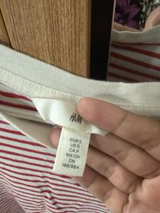 Red and White Striped T-Shirt