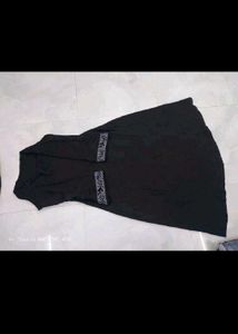 Elegant Black abaya Set with Dupatta