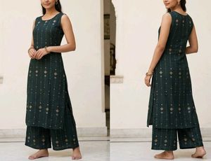 Black kurta set