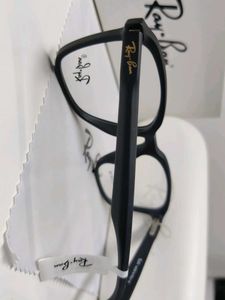 Ray-Ban Matte Black Rectangular Eyeglasses