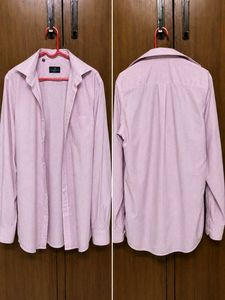 Unisex Pink Checkered Shirt