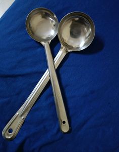 Stainless Steel Serving Ladle Round Shape