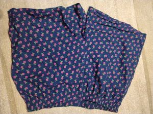 Cute Floral Print shorts with crop top free