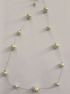 vintage Pearl Beaded Necklace