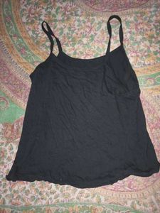 Red and black tank top