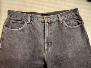 Peter England Jeans Grey Colour