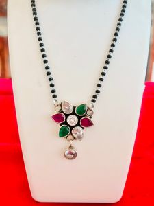92.5 Original Silver Mangalsutra (wt:-8.500g)