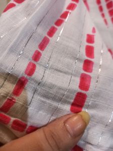 Pink&amp;White Color Kurti Palazo Set With Dupatta