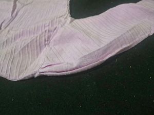 Elegant Lavender Striped Kurta