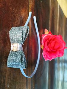 Sparkly Bow Headband
