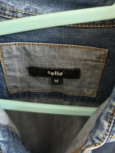 Men's Blue Denim Shirt