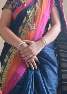 Blue rich feel saree
