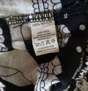 Hathi Print Black Shorts For Women's