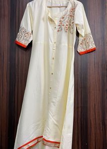 Elegant Cream plazo set