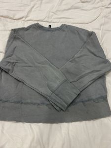 Gray Oversized Sweatshirt