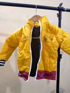 Beautiful Yellow Jacket For 6 -7month Kid