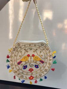 Embroidered Sling Bag