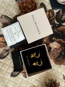 Palmonas Gold Hoop Earrings