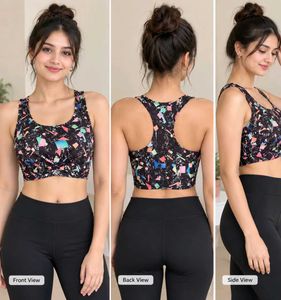 Funky Print Sports Bra