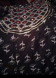 long ethnic anarkali gown