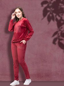 Soft Winter Tracksuit/Winter top&amp; bottom set