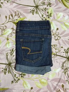 American Eagle Dark Wash denim shorts