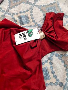 Elegant Red Halter Neck Maxi Dress