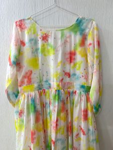 Boho Tie-Dye Maxi Dress