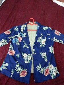 Floral Print Blazer