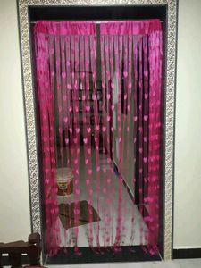 Pink Heart Curtain Set Of 2