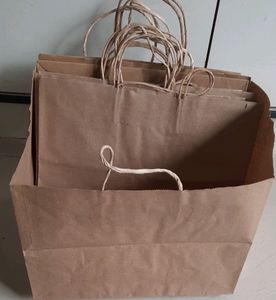 12 Large Brown Gifting Bags