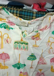 Cute Umbrella Print cord set