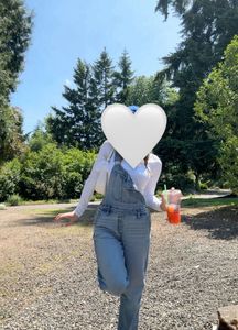 Light Wash Denim Overalls