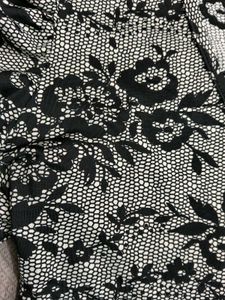 Floral Mesh V-Neck Top