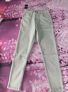 Light Green High Waisted Jeans