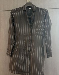 Striped Blazer Dress
