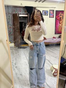 Shein Ribbed Jeans – Size 26