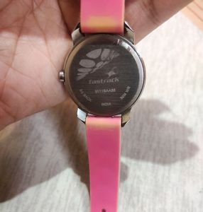 Pink Fastrack Watch