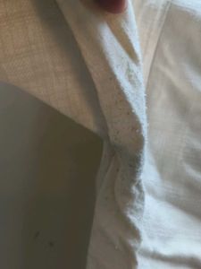 Cream Linen Relaxed Fit Trousers