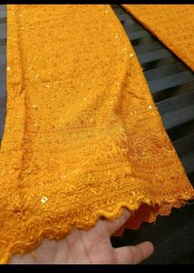 Chikankari work plazo 💛