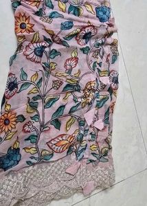 Beautiful Floral Print Saree