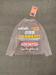 Retro Racing Graphic Long Sleeve T-Shirt