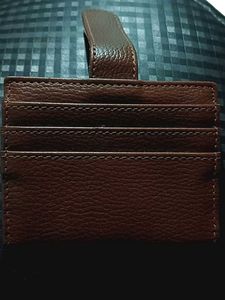 Blackberrys Brown Leather Card Holder