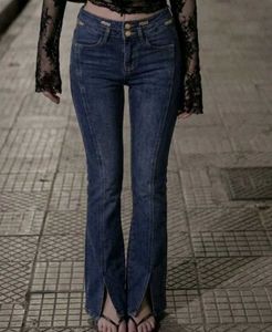 Flared Fur Jeans